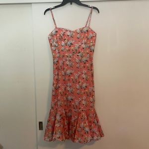 J. Crew size 4 pink floral dress